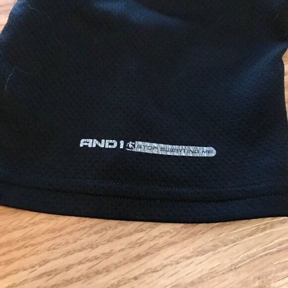 AND1 Boys XL 14 - 16 Red & Black Athletic T-Shirt - Picture 4 of 7